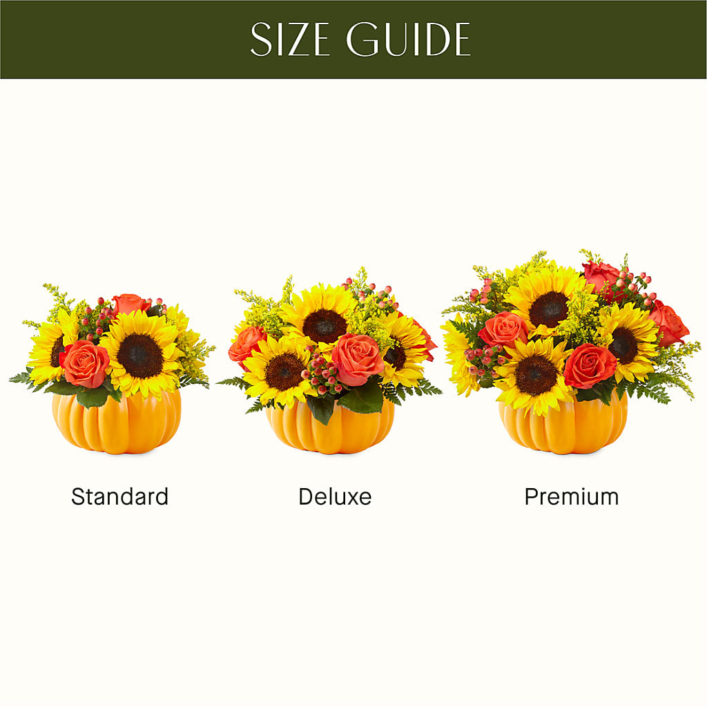 Pick of the Patch Pumpkin Bouquet – Forget Me Not Flowers, Whitney TX