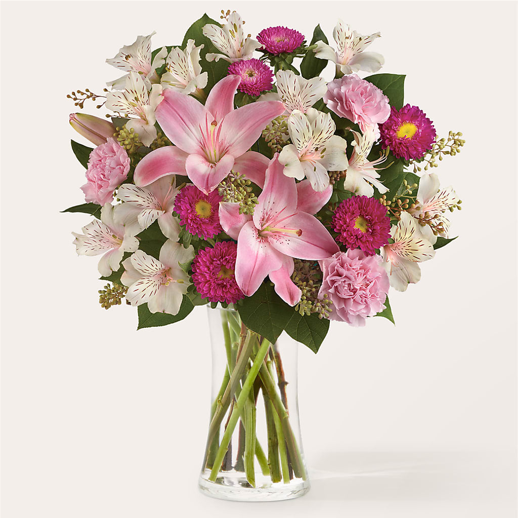 Feeling Fuchsia Bouquet – Forget Me Not Flowers, Whitney TX