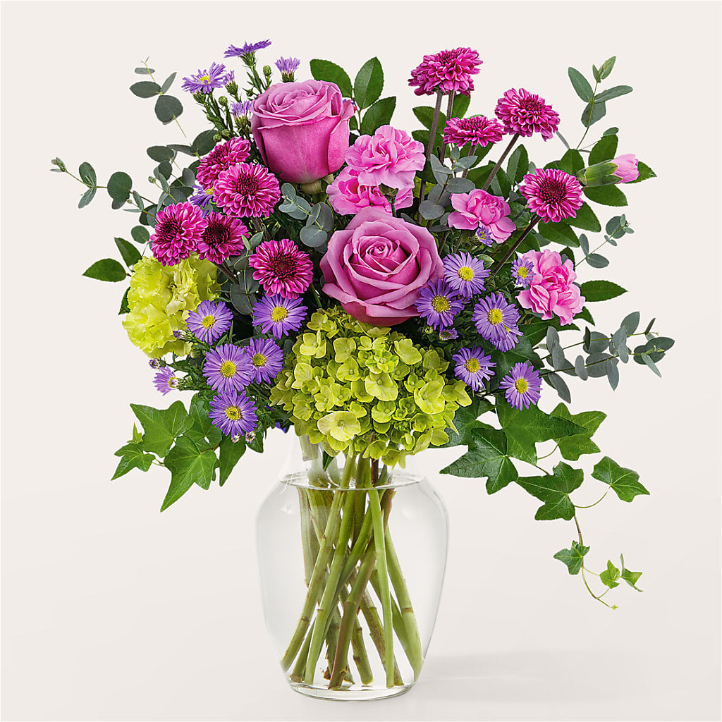 Whispering Garden Bouquet – Forget Me Not Flowers, Whitney TX