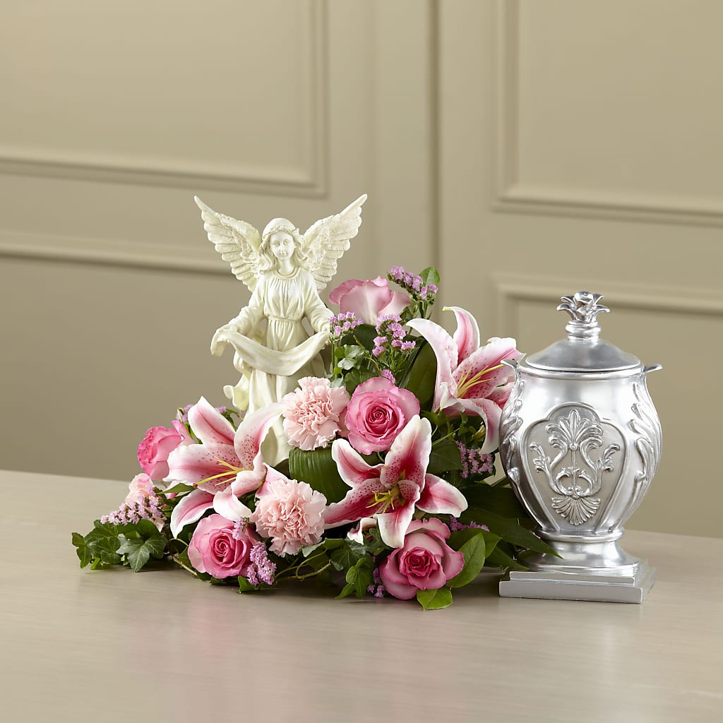 Divinity Arrangement – Forget Me Not Flowers, Whitney TX