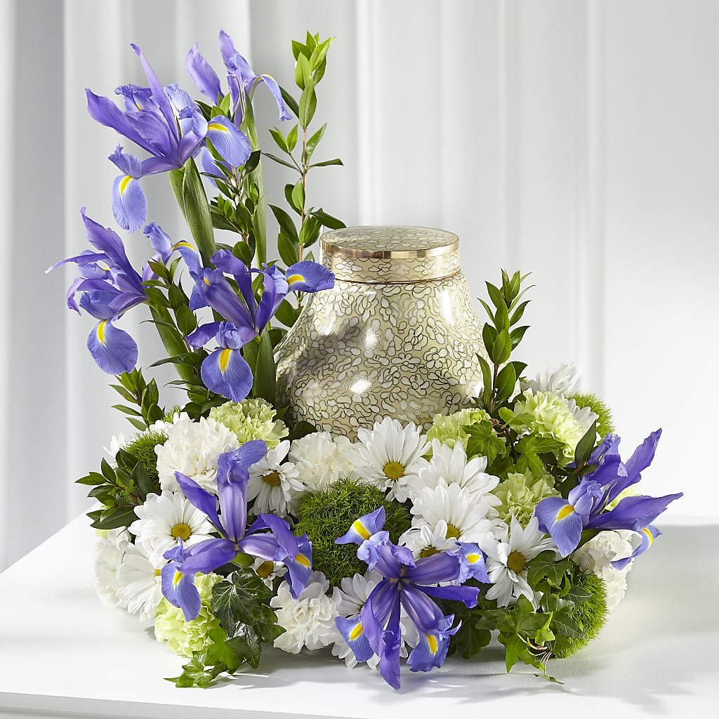 Sincere Spirit Cremation Adornment – Forget Me Not Flowers, Whitney TX