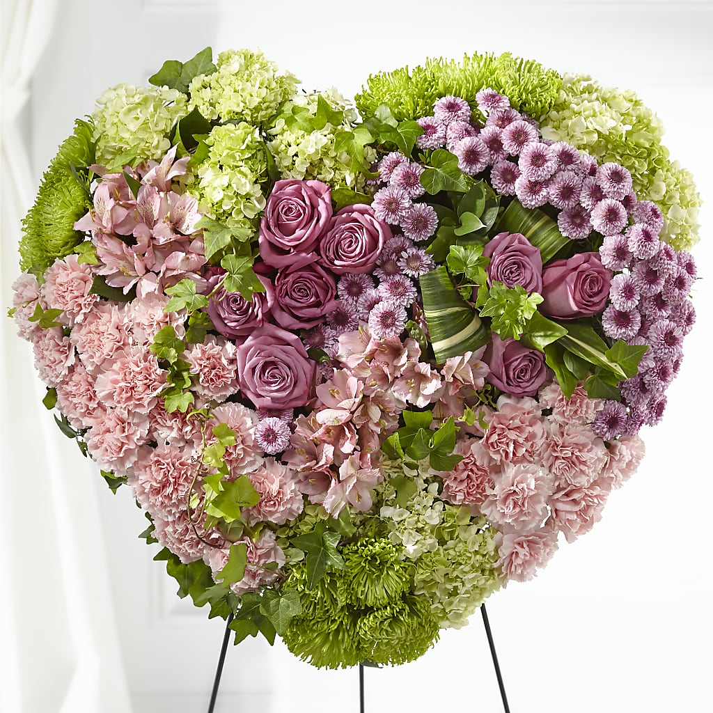 Heartwarming Standing Heart – Forget Me Not Flowers, Whitney TX