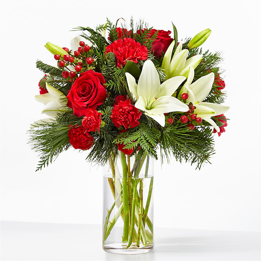 Joyful Greetings Bouquet – Forget Me Not Flowers, Whitney TX