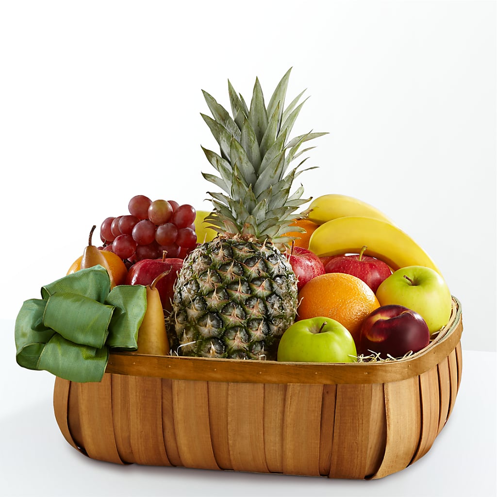 Gracious Gift Fruit Basket – Forget Me Not Flowers, Whitney TX
