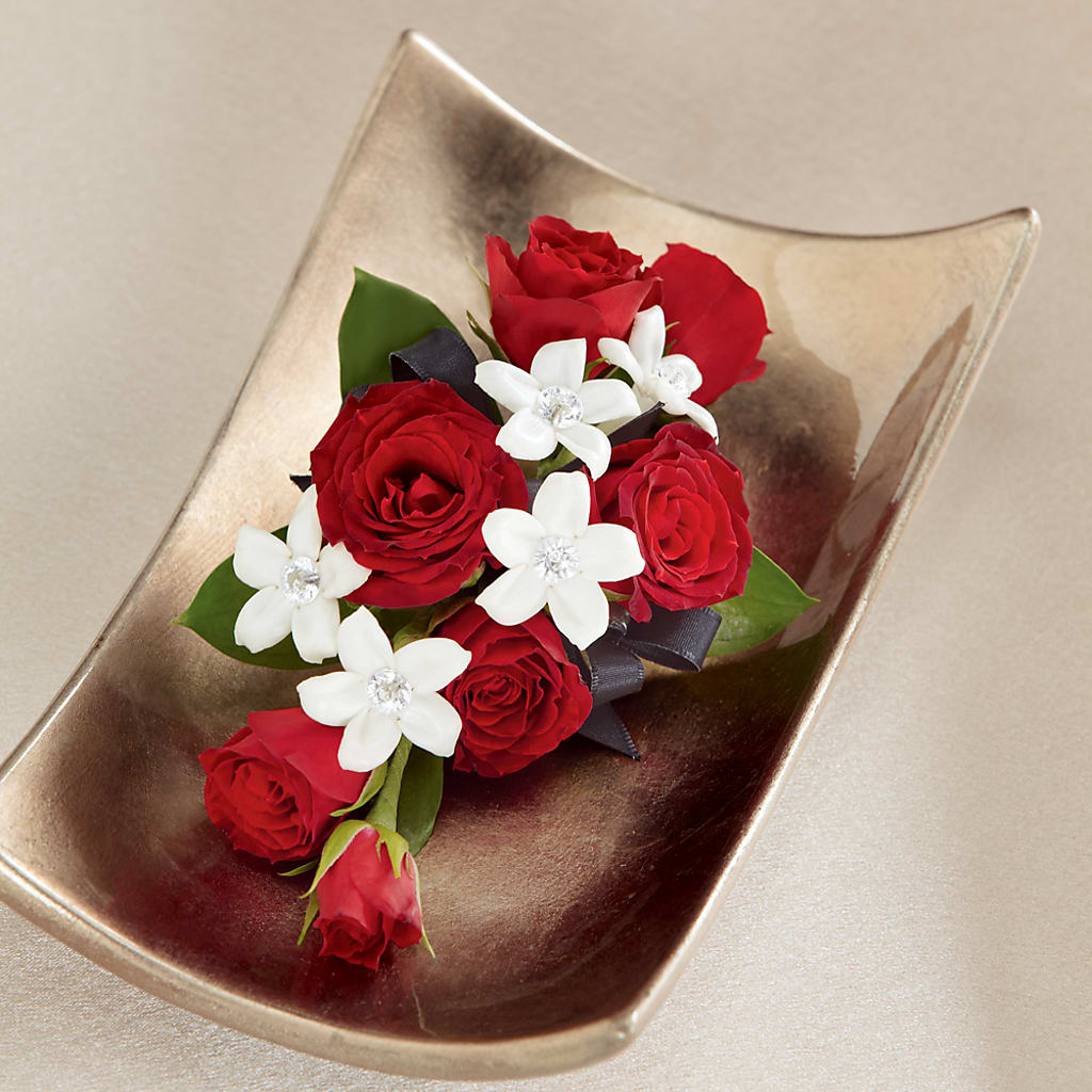 Poetry Corsage – Forget Me Not Flowers, Whitney TX