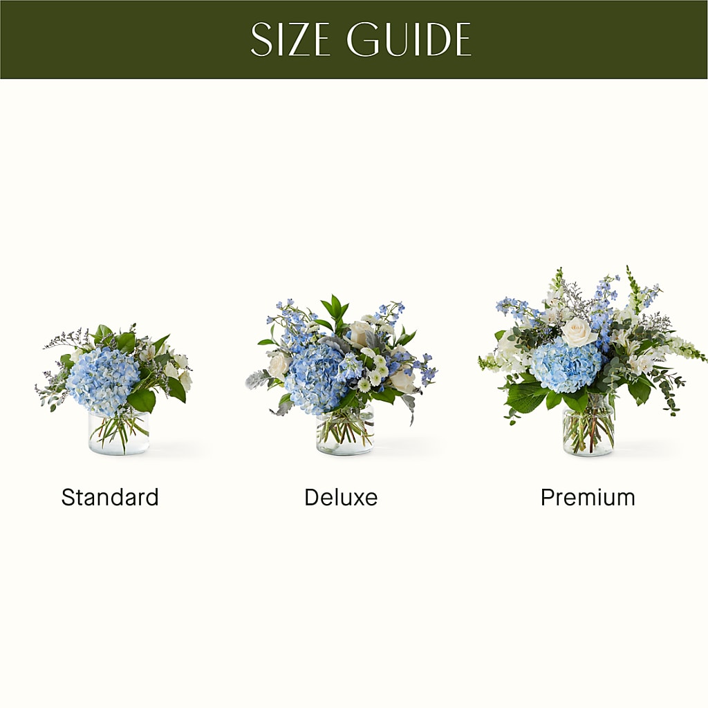 Coastal Blossom Bouquet –  Forget Me Not Flowers, Whitney TX