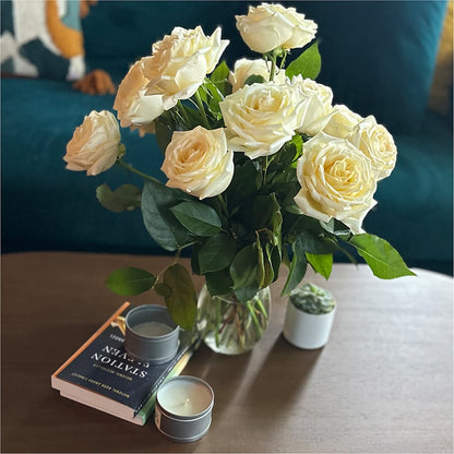 Long Stem Yellow Rose Bouquet –  Forget Me Not Flowers, Whitney TX