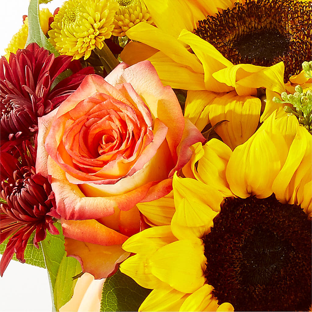 Golden Gourd Pumpkin Bouquet –  Forget Me Not Flowers, Whitney TX