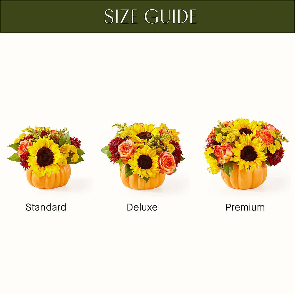 Golden Gourd Pumpkin Bouquet –  Forget Me Not Flowers, Whitney TX