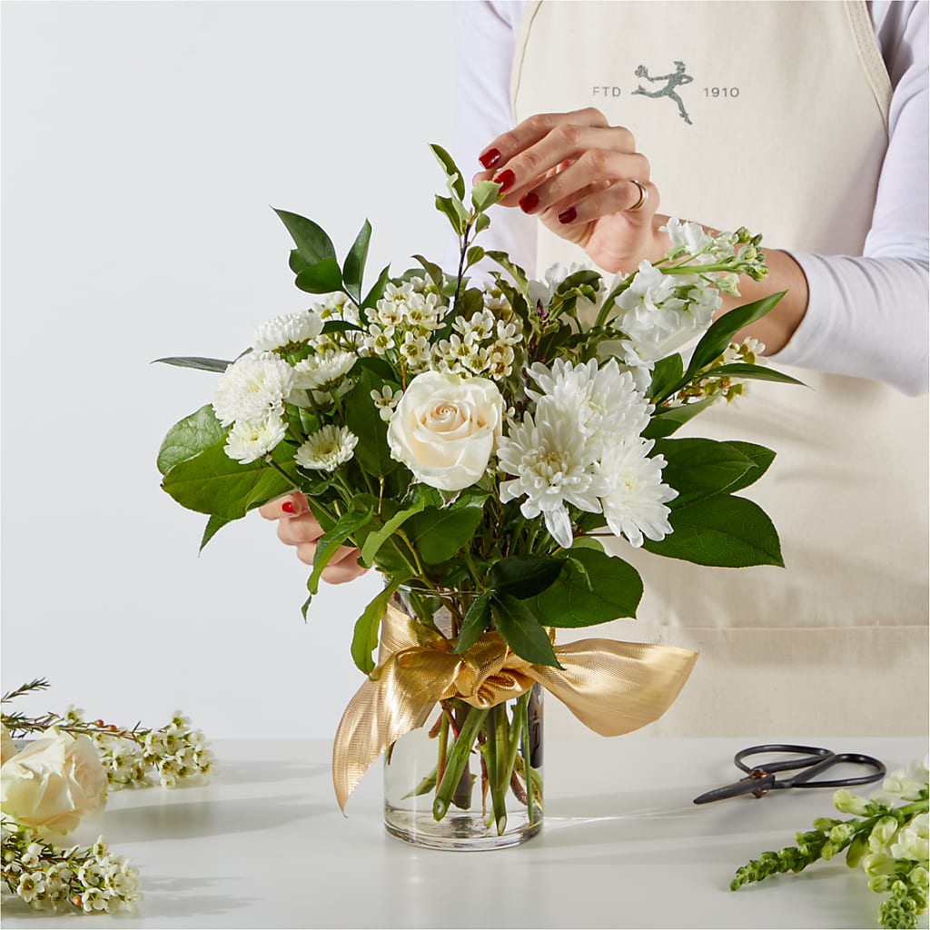 New Beginnings – A Florist Original –  Forget Me Not Flowers, Whitney TX