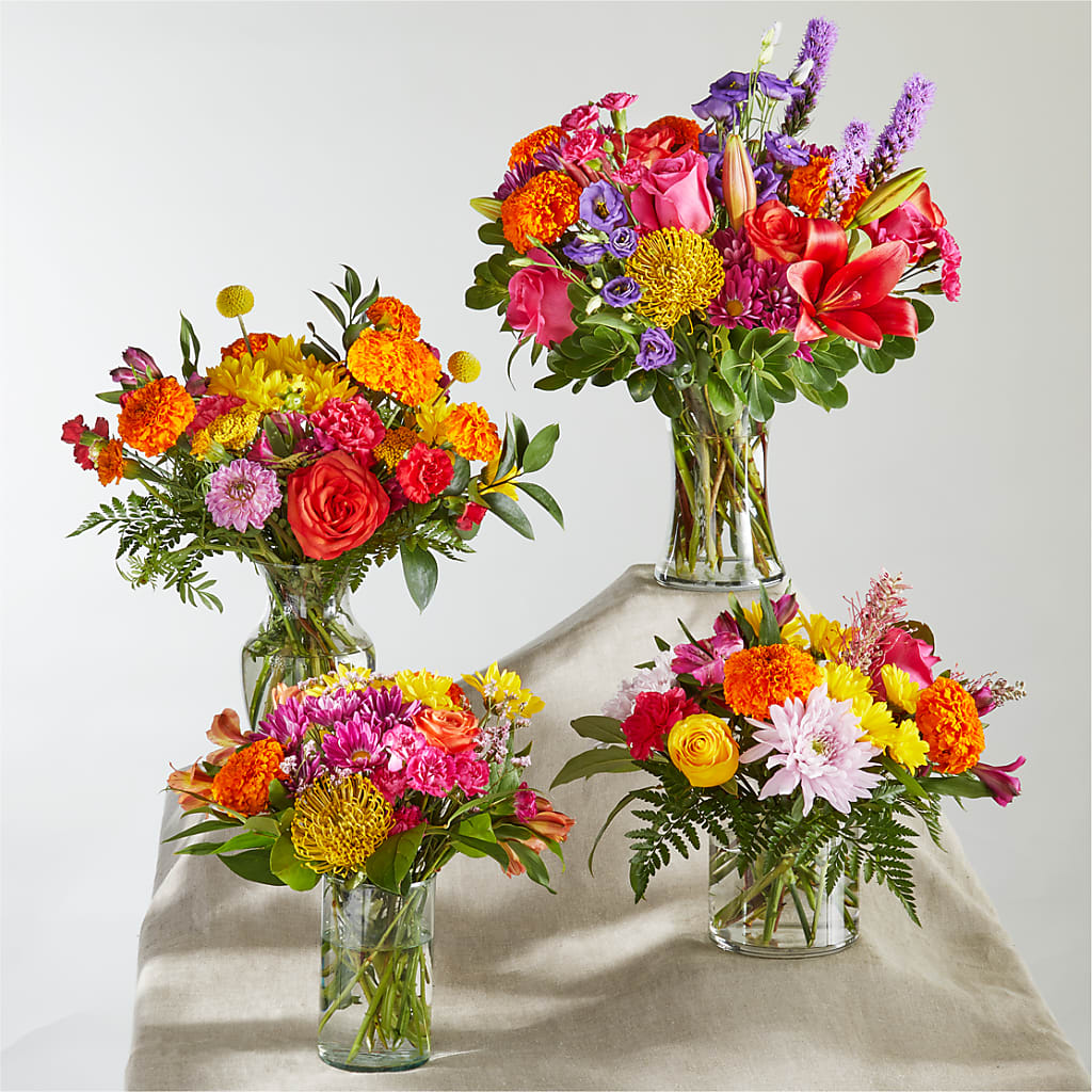 Feast of Color – A Florist Original –  Forget Me Not Flowers, Whitney TX