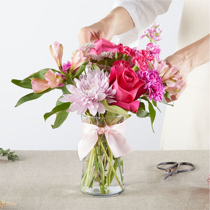 Pink Ribbon - A Florist Original –  Forget Me Not Flowers, Whitney TX