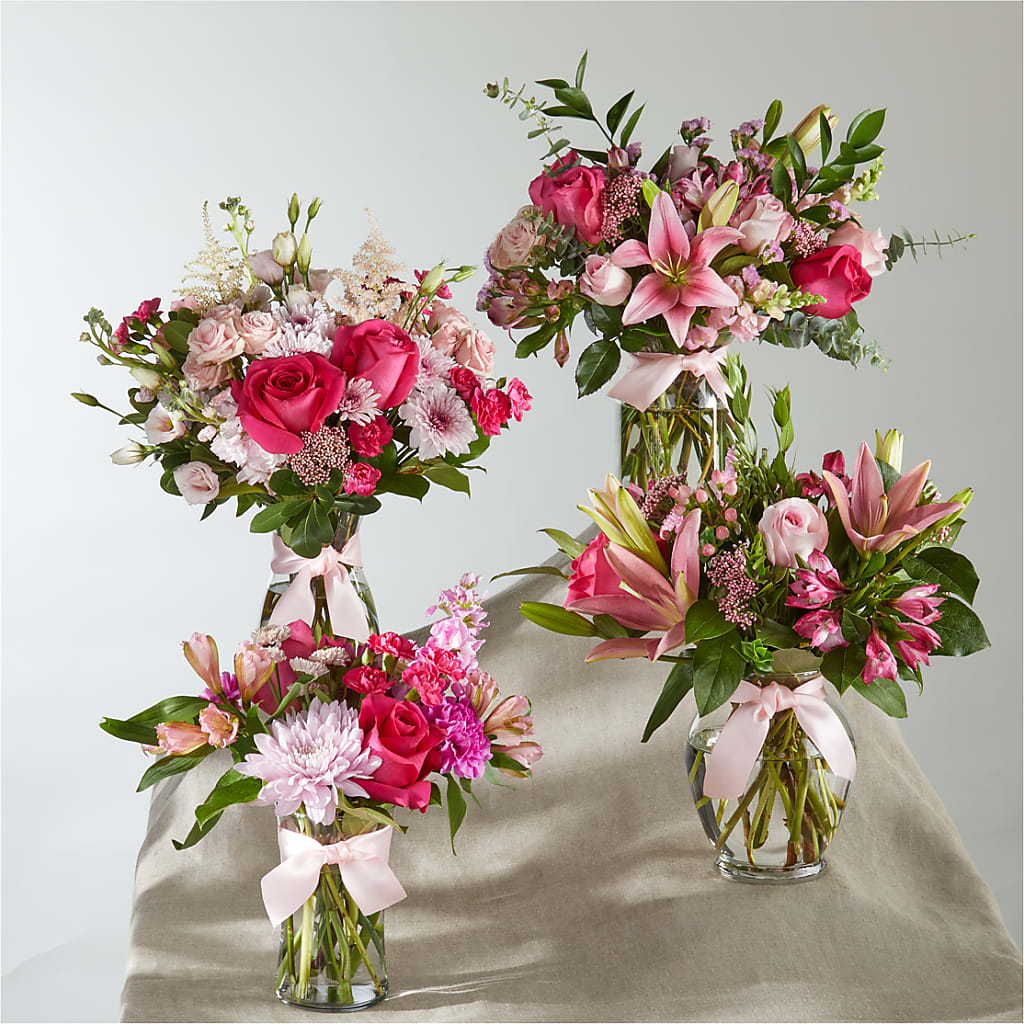 Pink Ribbon - A Florist Original –  Forget Me Not Flowers, Whitney TX