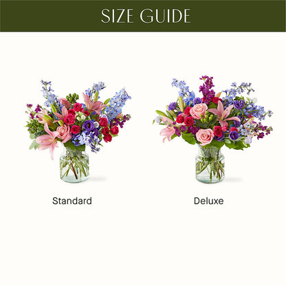 Breezy Meadows Bouquet –  Forget Me Not Flowers, Whitney TX