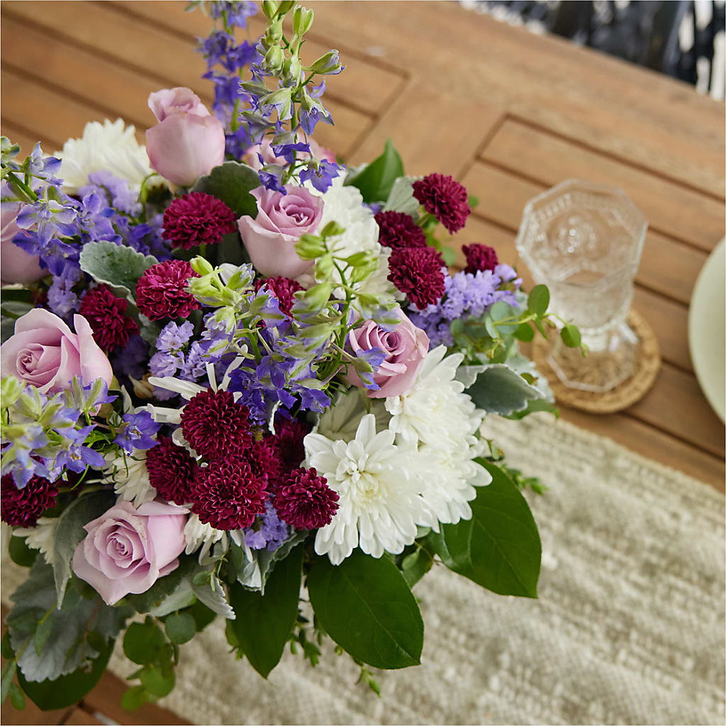 Violet Frost Bouquet –  Forget Me Not Flowers, Whitney TX