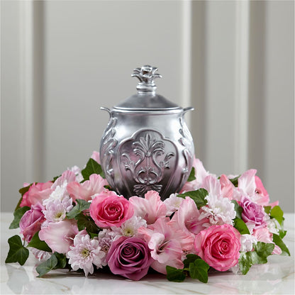 Glorious Tribute Arrangement –  Forget Me Not Flowers, Whitney TX