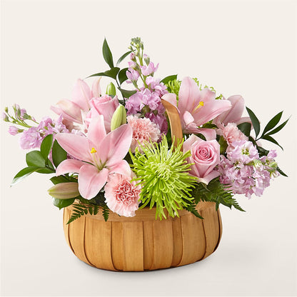Beautiful Spirit Basket –  Forget Me Not Flowers, Whitney TX
