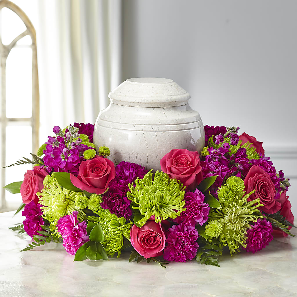 Hopeful Blessings Cremation Adornment –  Forget Me Not Flowers, Whitney TX