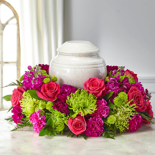 Hopeful Blessings Cremation Adornment –  Forget Me Not Flowers, Whitney TX