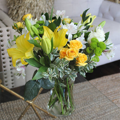 Hope & Serenity Bouquet –  Forget Me Not Flowers, Whitney TX