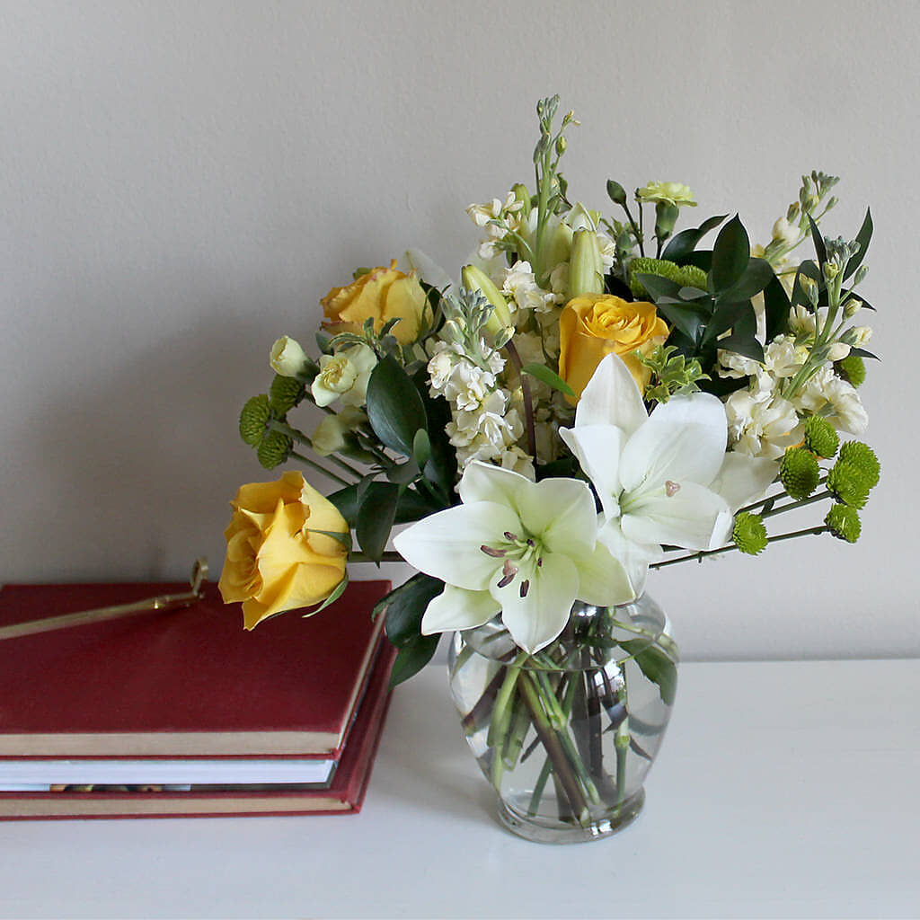 Hope & Serenity Bouquet –  Forget Me Not Flowers, Whitney TX