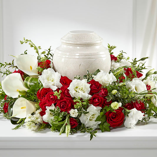 In My Memories Cremation Adornment –  Forget Me Not Flowers, Whitney TX