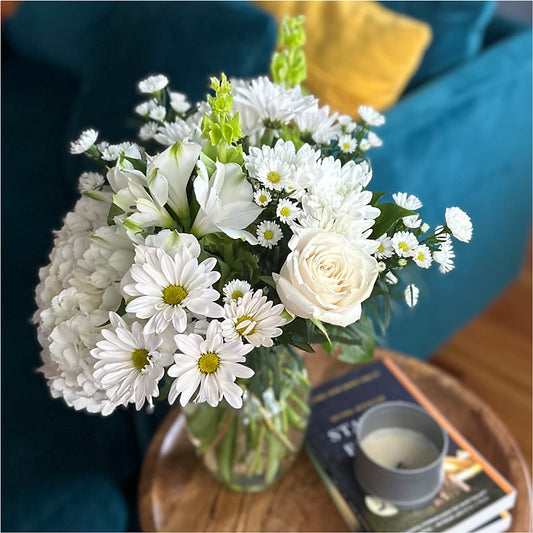 Classic Ivory – A Florist Original –  Forget Me Not Flowers, Whitney TX
