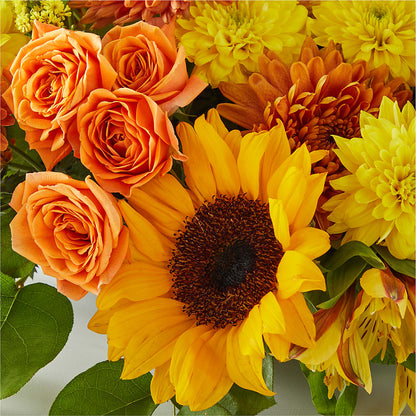 Autumn Harmony Centerpiece –  Forget Me Not Flowers, Whitney TX