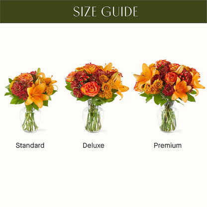 Autumnal Aroma Bouquet –  Forget Me Not Flowers, Whitney TX