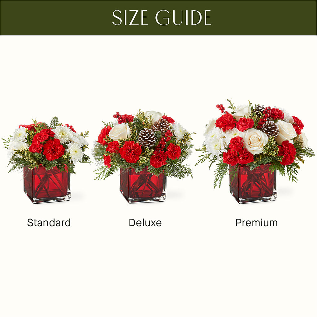 Christmas Market Bouquet –  Forget Me Not Flowers, Whitney TX