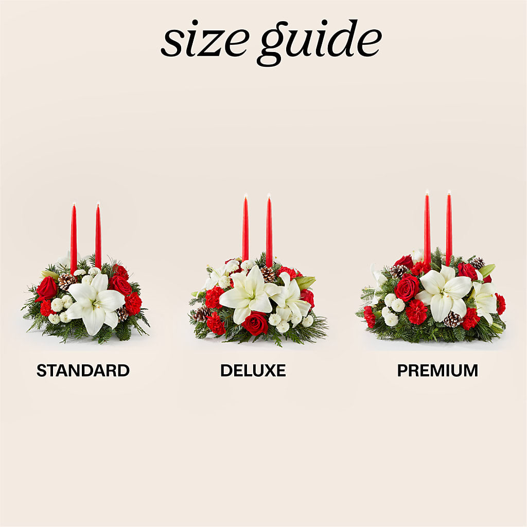 Seasonal Festivities Centerpiece –  Forget Me Not Flowers, Whitney TX