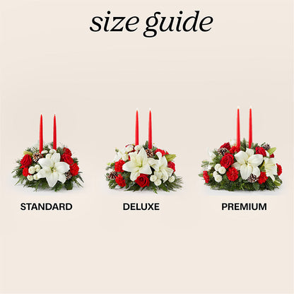 Seasonal Festivities Centerpiece –  Forget Me Not Flowers, Whitney TX