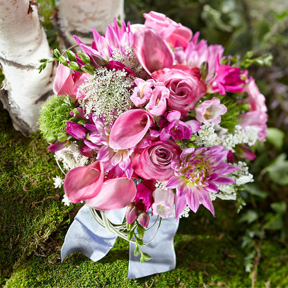 Pink Profusion Bouquet –  Forget Me Not Flowers, Whitney TX