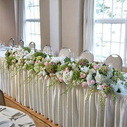 State of Joy Head Table Arrangement –  Forget Me Not Flowers, Whitney TX