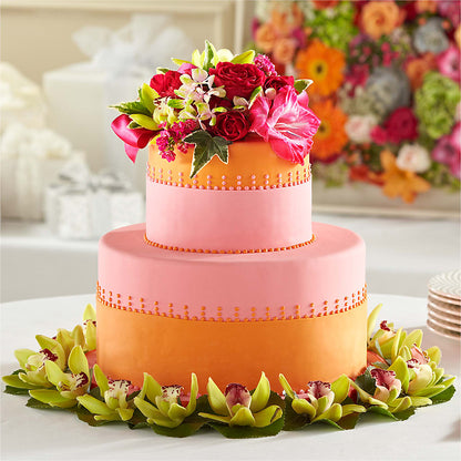 Sweet Citrus Cake Decor –  Forget Me Not Flowers, Whitney TX