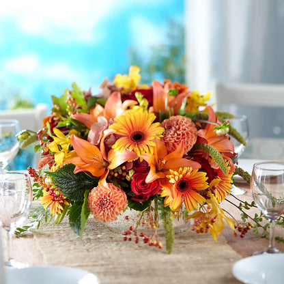 One and Only Centerpiece –  Forget Me Not Flowers, Whitney TX